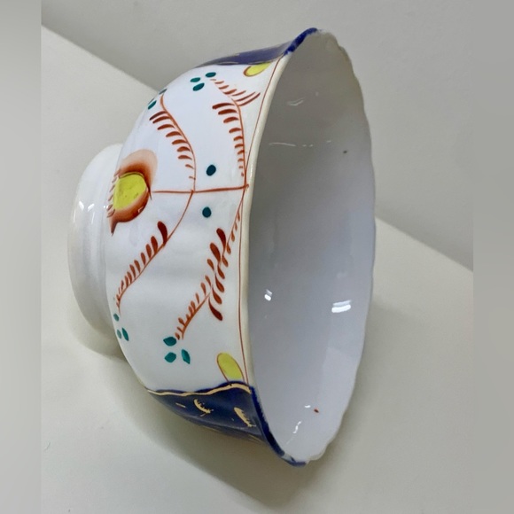 19th Century Vintage Gaudy Welsh Tulip Pattern Lusterware Waste Slop Bowl - Picture 10 of 16